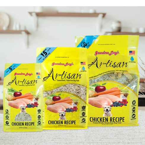 Grandma Lucy's - Artisan - Dog Freeze Dried Grain Free Chicken 3lb