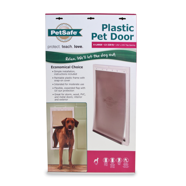 PetSafe Plastic Pet Door White XLarge