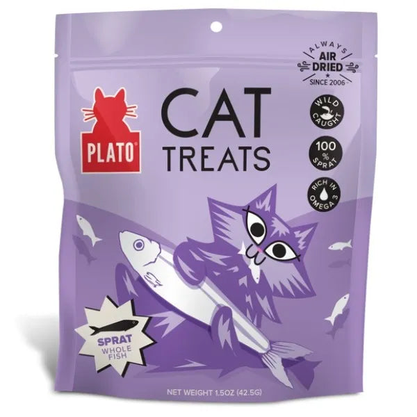 Plato Air Dried Cat Treats - Baltic Sprat