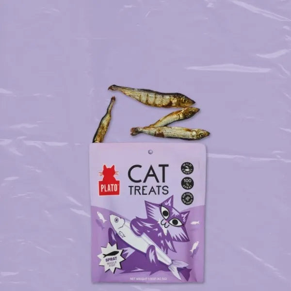 Plato Air Dried Cat Treats - Baltic Sprat