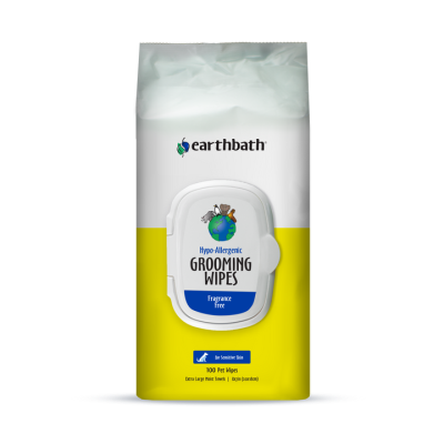 Earthbath - Dog Grooming Wipes Hypo Allergenic 100Ct
