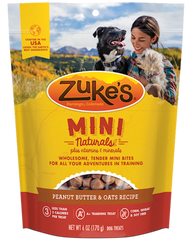 Zukes - Dog Mini Naturals Peanut Butter 1lb