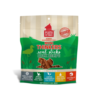 Plato - Dog Mini Thinkers Duck 3oz