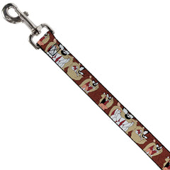 Buckle Down - Tasmanian Devil Expressions Dog Leash