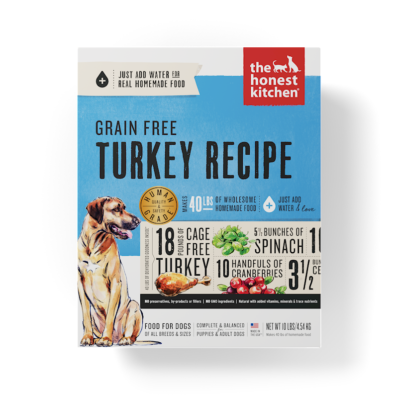 The Honest Kitchen - Dog Grain Free Turkey Box 10lb