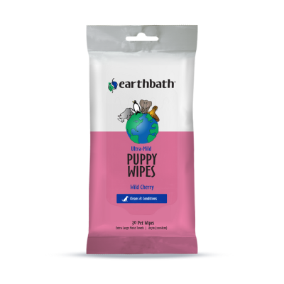Earthbath - Dog Grooming Wipes Puppy 30Ct