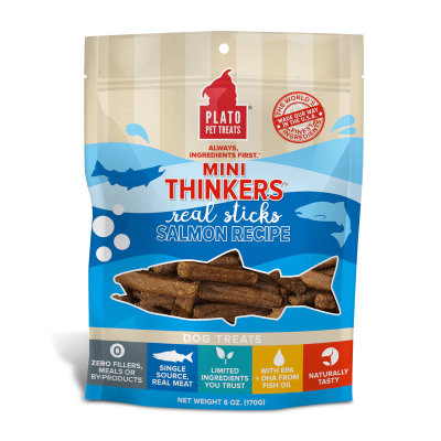 Plato - Dog Mini Thinkers Salmon 6oz