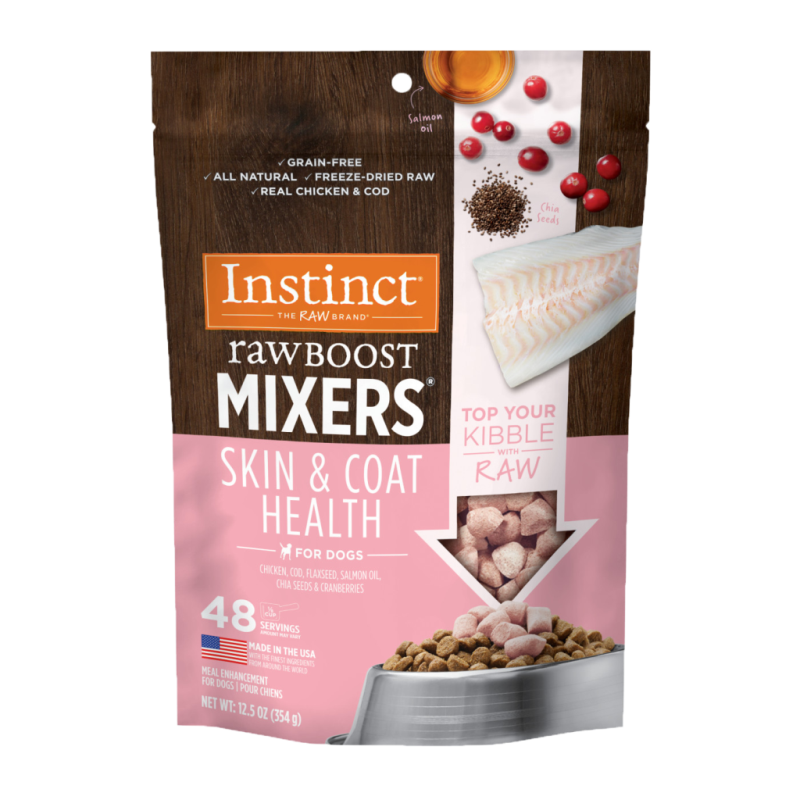 Instinct Raw Boost Mixers - Dog - Skin & Coat Health 12.5oz