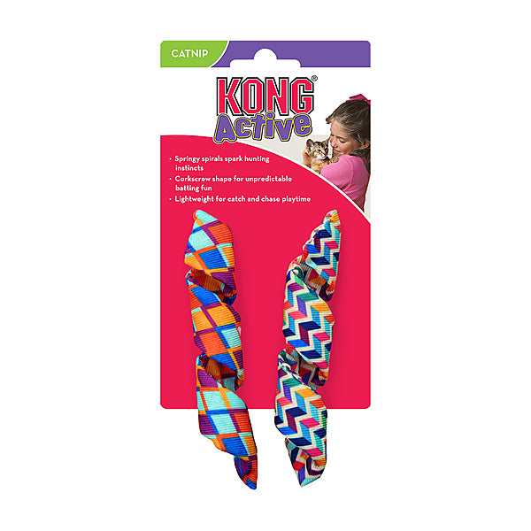 Kong - Cat Active Curlz 2PK