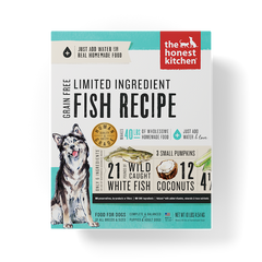 The Honest Kitchen - Dog LID Grain Free Fish & Coconut Box 10lb