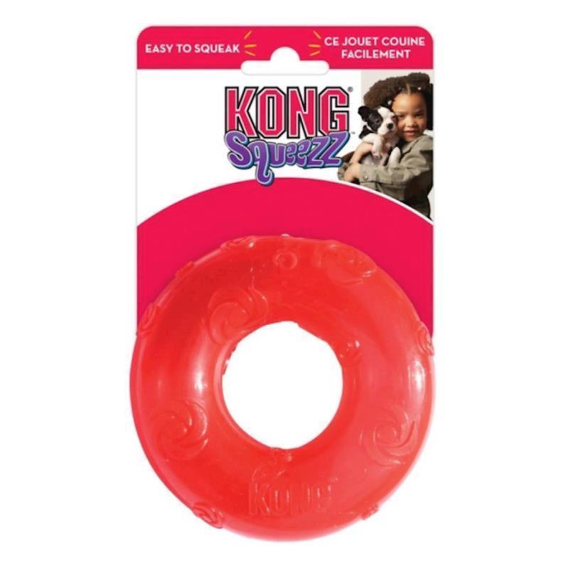 KONG - Dog Squeezz Ring Assorted Large