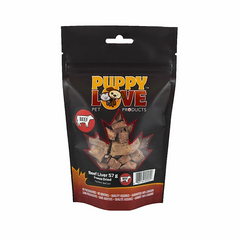 Puppy Love - Freeze Dried Treats Beef Liver 57g