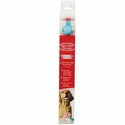 Sentry - Petrodex - Dog Dual End 360 Toothbrush Large