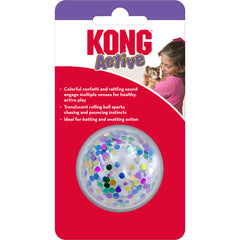 Kong - Cat Active Confetti Ball