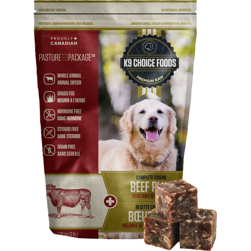 K9 Choice Foods - Beef Plus Li'l Guys 3lb