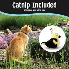 SPOT - Cat Song Birds - Touch Activated Singing Catnip Toy Mimics Real Bird Songs