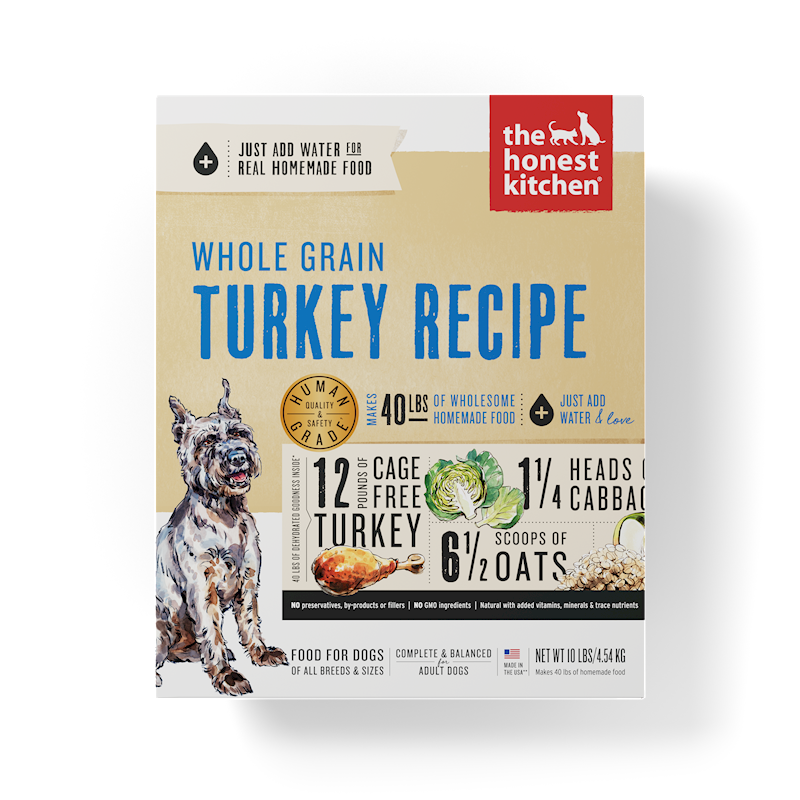 The Honest Kitchen - Dog Whole Grain Turkey Box 10lb