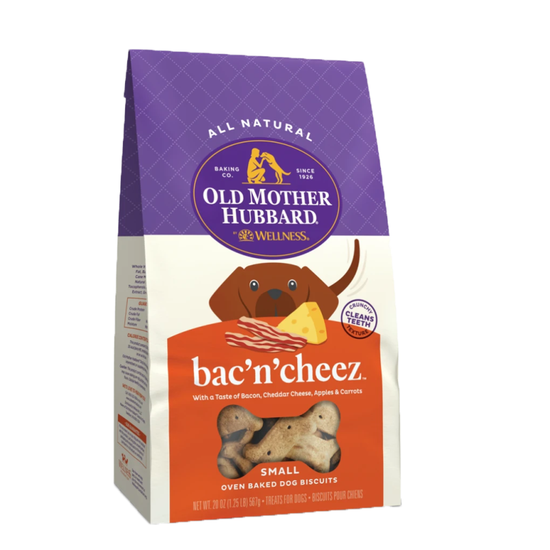 WellPet - Old Mother Hubbard - Dog Biscuits Bac N Cheez Small 20oz