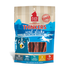 Plato - Dog Thinkers Sticks Salmon 10oz