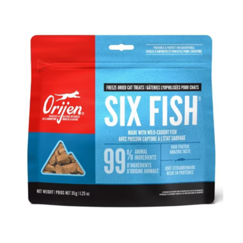 Orijen - Freeze-Dried Cat Treats 6 Fish 1.25oz