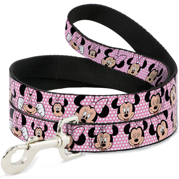 Buckle Down - Minnie Mouse Expressions Pink Dog Leash