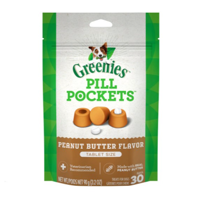 Greenies - Dog Pill Pockets P-Butter Tablet 3.2oz