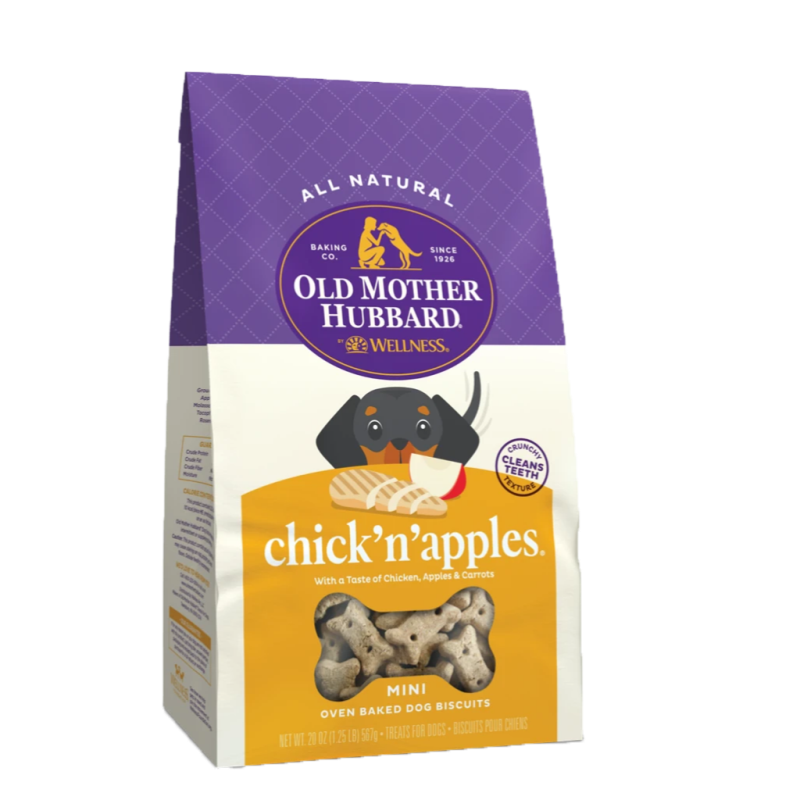 WellPet - Old Mother Hubbard - Dog Biscuits Chick N Apples Mini 20oz