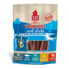 Plato - Dog Thinkers Sticks Salmon 18oz