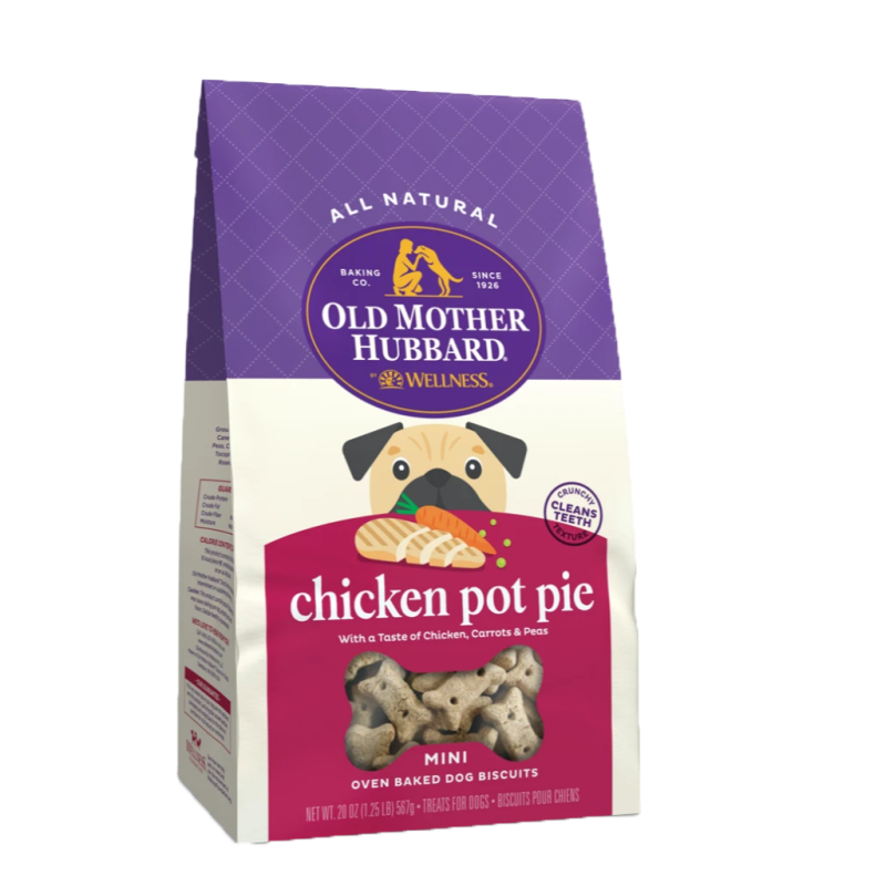 WellPet - Old Mother Hubbard - Dog Biscuits Chick Pot Pie Mini 20oz