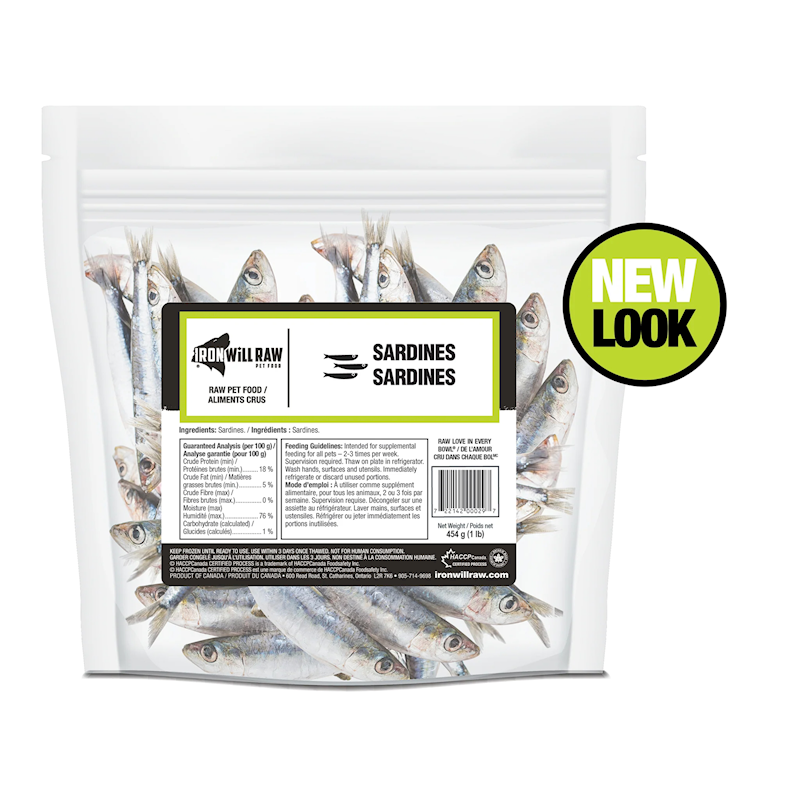 Iron Will Raw Dog Sardines 1 lb