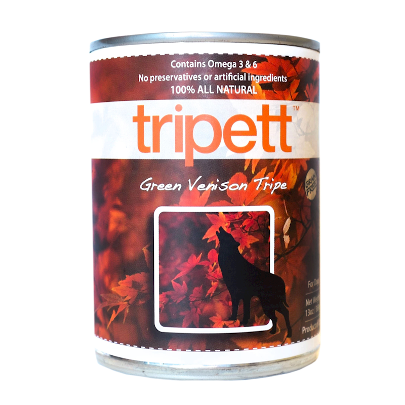 PetKind - Tripett - Dog Green Venison Tripe 13oz