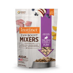 Instinct Raw Boost Mixers - Cat - Rabbit 6oz