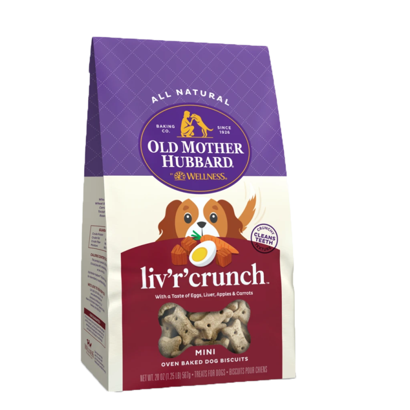 WellPet - Old Mother Hubbard - Dog Biscuits Liv R Crunch Mini 20oz