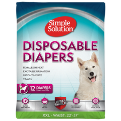 Simple Solution Disposable Female Diapers XXL 12pk