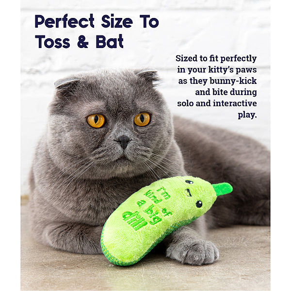 Catstages - Cat Crunchy Pickle Kicker Dental Catnip Cat Toy