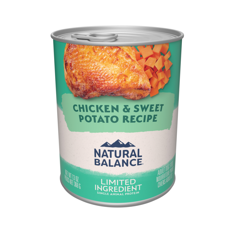 Natural Balance - LID - Dog Chicken & Sweet Potato Pate 13oz