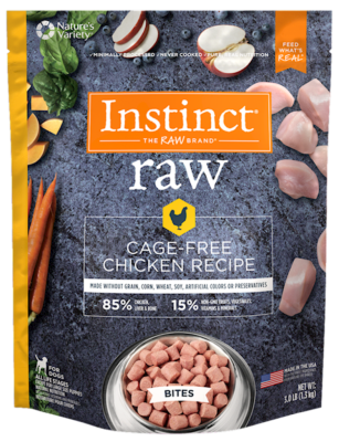 Nature's Variety - Instinct - Dog - 85/15 - Chicken - Bites 3lb