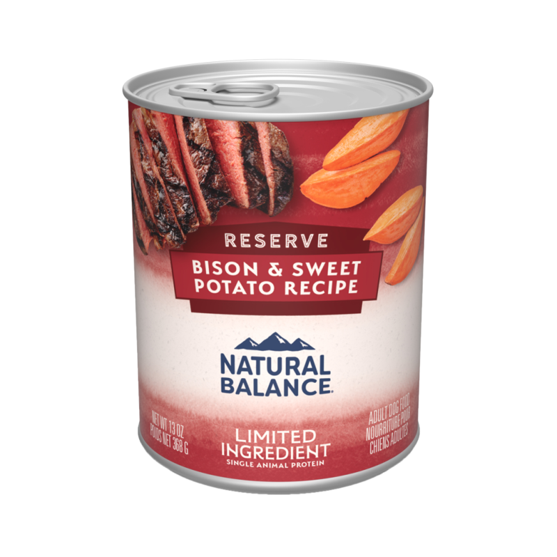 Natural Balance - LID - Dog Sweet Potato & Bison Pate 13oz