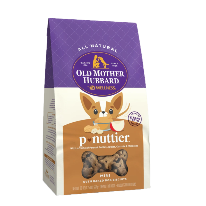 WellPet - Old Mother Hubbard - Dog Biscuits P-Nuttier Small 20oz