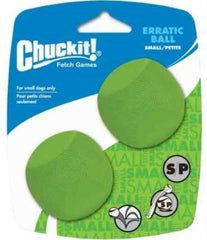 Petmate - Chuckit! - Dog Erratic Ball Small 2pk