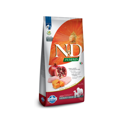 Farmina - Dog N&D Pumpkin Chicken & Pomegranate Adult Med/Maxi 26.4lb