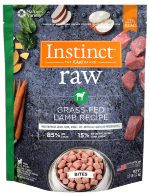 Nature's Variety - Instinct - Dog - 85/15 - Lamb - Bites 2.7lb