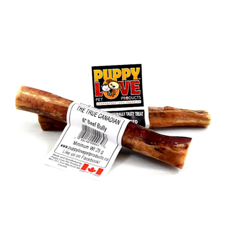 Puppy Love - Beef Bully Stick 6"