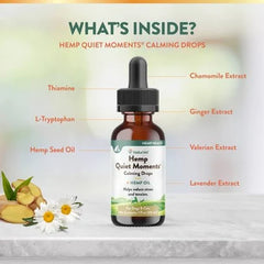 NaturVet Hemp Quiet Moments Calming Drops