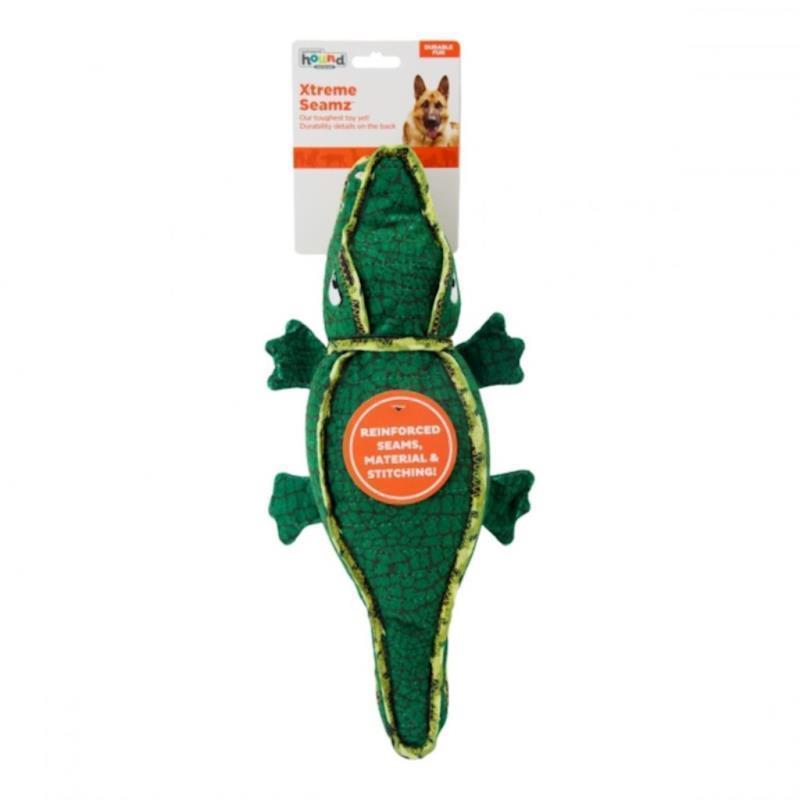 Outward Hound - Dog Xtreme Seamz Alligator Grn Medium