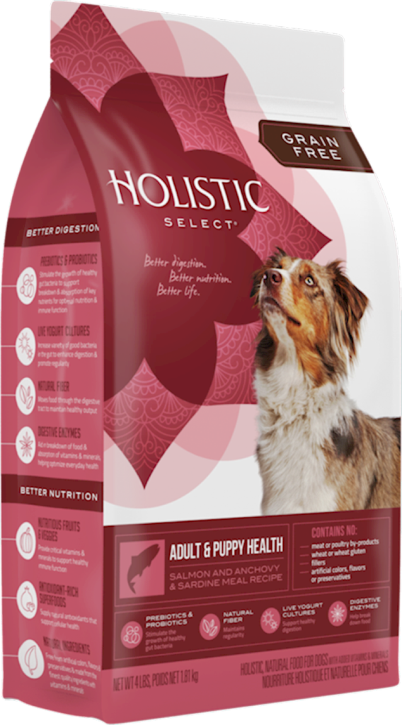 WellPet - Holistic Select - Dog Adult & Puppy Health Grain Free Salmon Anchovy & Sardine