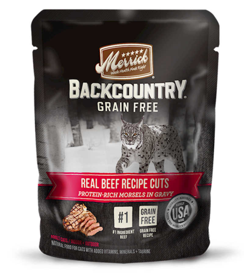 Merrick - Backcountry - Cat Real Beef Cuts 3oz