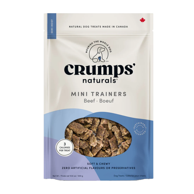 Crumps - Mini Trainers Semi-Moist Beef 10.6oz