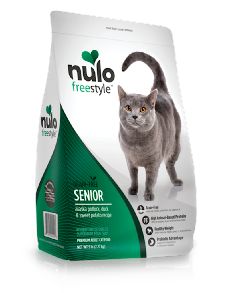 Nulo - Freestyle - Cat Grain Free Senior Cat Alaska Pollock & Duck 12lb