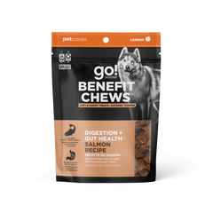 Petcurean - Go! - Dog Benefit Chews - Digestive Gut Health Salmon Pouch 6oz